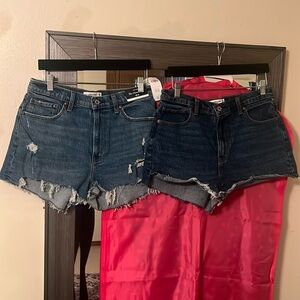 Abercrombie & Fitch The Mom Shorts High Rise Bundle Size 29
